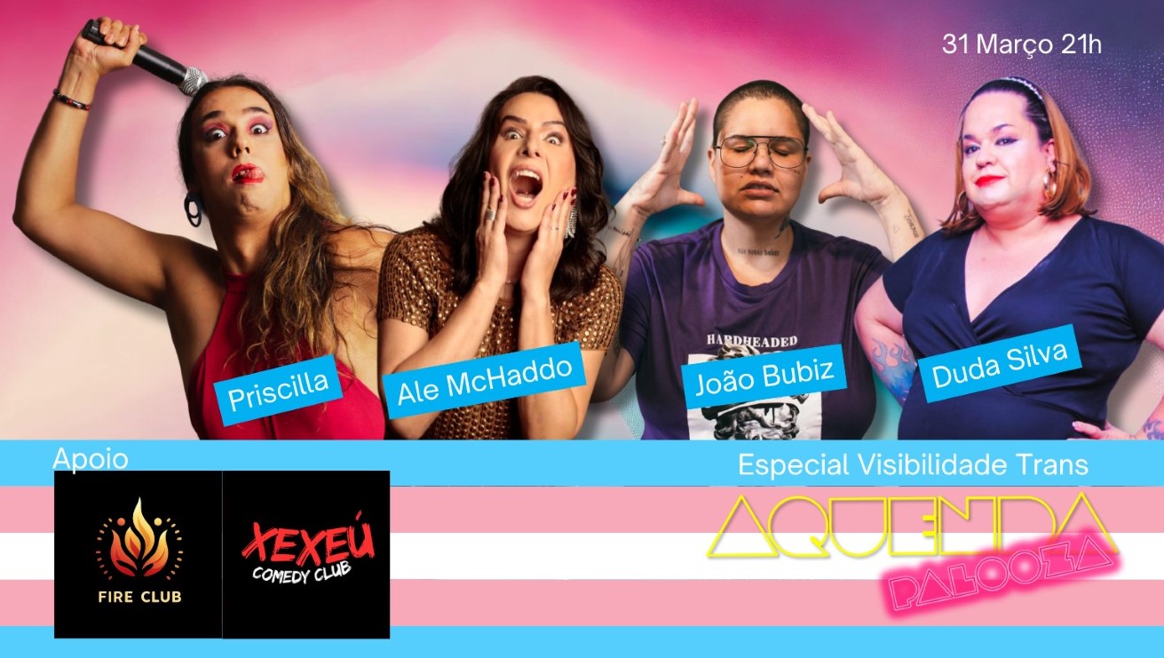 Aquenda Palooza Especial Visibilidade Trans